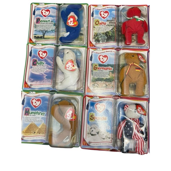 Complete Set Unopened Mcdonalds Beanie Babies ALL 11!!! - Picture 2 of 15